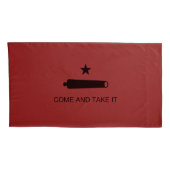 来取れ！テキサス州州戦闘旗 枕カバー (裏面-右)