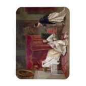 来場者の歓迎， 1867 (キャンバス上の油) マグネット (縦)