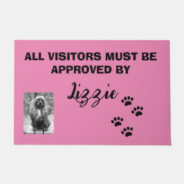 来場者は必ずペットの出入り口の名前で許可を得なければならない ドアマット