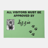 来場者は必ずペットの名義で許可しなければならない ドアマット (正面)