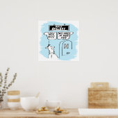 来場者は美術館のシンボルや象徴に魅了される ポスター (キッチン)