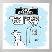 来場者は美術館のシンボルや象徴に魅了される ポスター (正面)