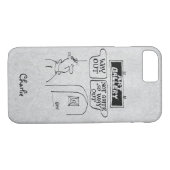 来場者は美術館のシンボルや象徴に魅了される Case-Mate iPhoneケース (裏面(横))