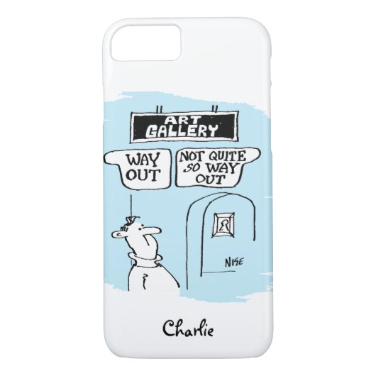 来場者は美術館のシンボルや象徴に魅了される Case-Mate iPhoneケース (裏面)