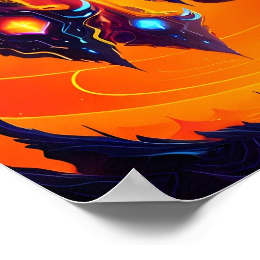 来場者はKen Gage Sci-Fi ポスター (角)