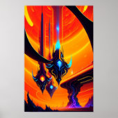 来場者はKen Gage Sci-Fi ポスター (正面)