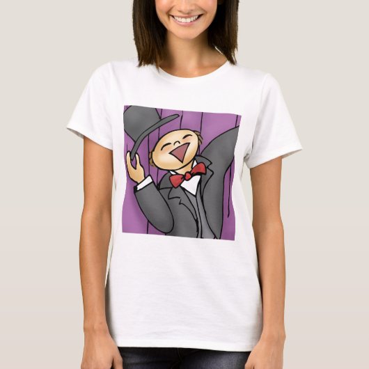 来声で歌え（四角、単語なし） Tシャツ (正面)