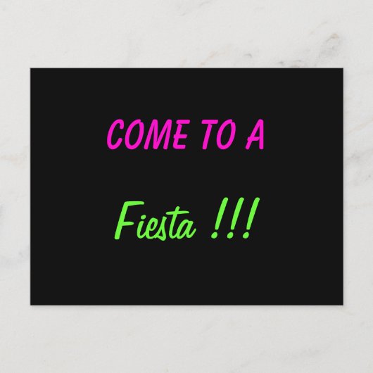 来大祭!!! – はがき招待状 インビテーションポストカード (正面)