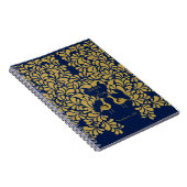 来客名簿を結婚しているアールデコの孔雀1920年 ノートブック (右側)