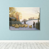 来家 キャンバスプリント (インサイチュ (ウッドフロア))