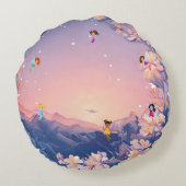 来寄り添う ラウンドクッション (裏面)