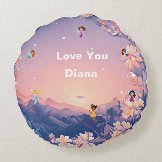 来寄り添う ラウンドクッション (裏面)