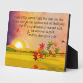 来小葉詩 フォトプラーク (側面)