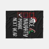 来年いけなのクリスマス一覧クリスマスS フリースブランケット (正面(横))