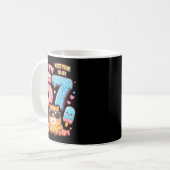 来年で7歳 カピバラ アイスクリーム 67 おもしろ 誕生日 コーヒーマグカップ (正面左)