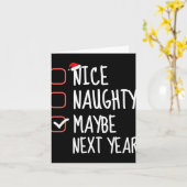 来年のいけなクリスマスリストサンタ カード (黄色い花)