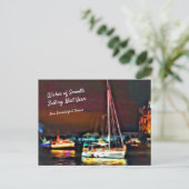 来年のセーリングは船に火が付く願い シーズンポストカード (スタンド正面)