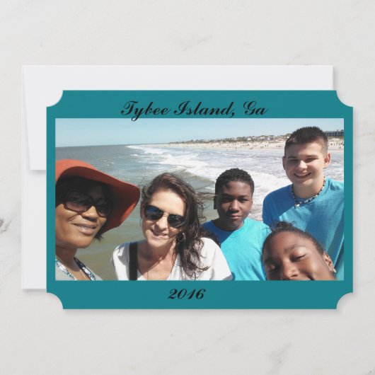 来年の休暇招待状 招待状 (正面)