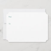 来年の休暇招待状 招待状 (裏面)