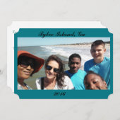 来年の休暇招待状 招待状 (正面/裏面)