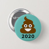 来年は好い年だ | Poo Year 2020 缶バッジ (正面&裏面)