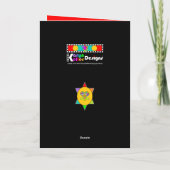 来年エルサレムのグリーティングカード カード (裏面)