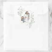 来後を追 – イエスと子ども スクエアシール (バッグ)