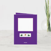 来手に入れろ!クリスマス子猫ブラックキャットカード シーズンカード (裏面)