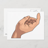 来手書きジェスチャ ポストカード (正面/裏面)