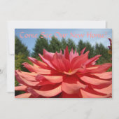 来新しいホーム招待状を見カスタムる 招待状 (正面)