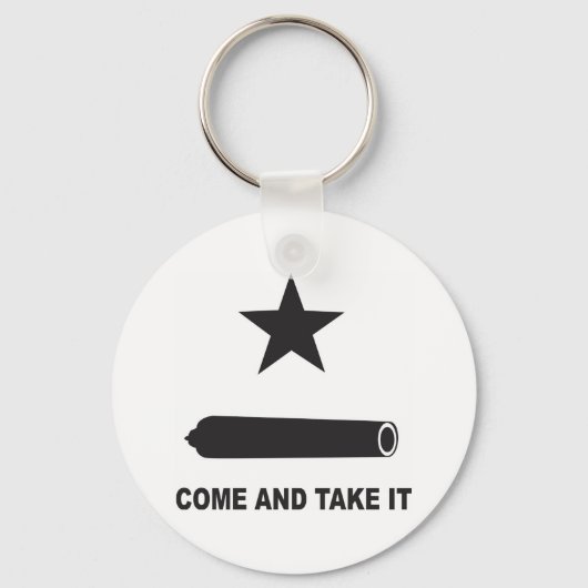 来旗を持って キーホルダー (正面)