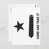 来旗を持って ポストカード (正面/裏面)