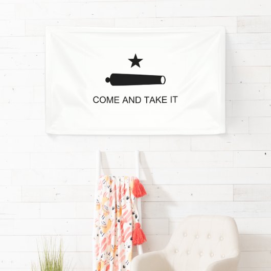 来旗を持って 横断幕 (インサイチュ)