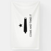 来旗を持って 横断幕 (縦)