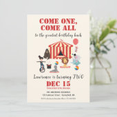 来来全モダン回路カーニバル誕生日 招待状 (スタンド正面)