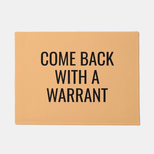 来皮肉な無礼を言わおもしろいれて ドアマット (正面)