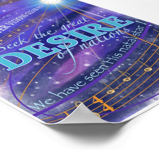 来礼拝 ポスター (角)