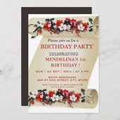 来祝のハッピーバースデー! 招待状 (正面/裏面)