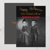 来祝ハロウィーン 招待状 (正面/裏面)