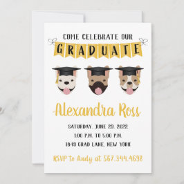 来祝卒業生フランスの達 招待状