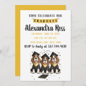 来祝卒業生 招待状 (正面/裏面)