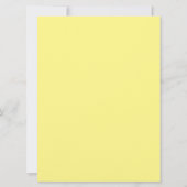 来祝男女兼用猿の赤ん坊シャワー 招待状 (裏面)