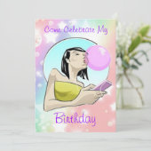 来祝誕生日-招待状 招待状 (スタンド正面)