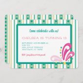 来祝U.S.のカスタマイズ可能な招待状 案内状 (正面/裏面)