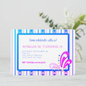 来祝U.S.のカスタマイズ可能な招待状 案内状 (スタンド正面)