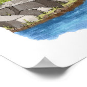 来私と私はマタイ与え11:28 ポスター (角)