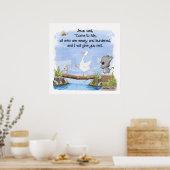 来私と私はマタイ与え11:28 ポスター (キッチン)