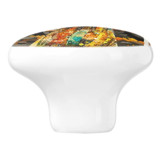 来秋 セラミックノブ (側面)