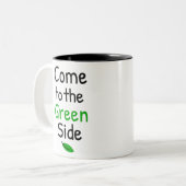 来緑の側 ツートーンマグカップ (正面左)