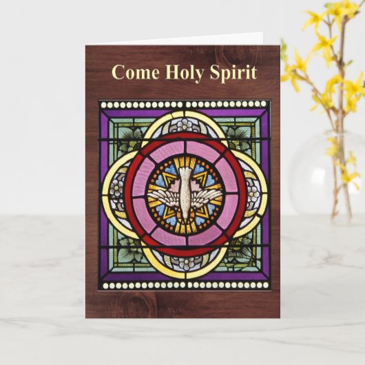 来聖霊 カード (黄色い花)